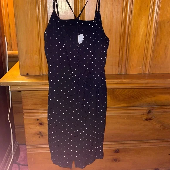 Abercrombie button down polka dot dress - Picture 1 of 2